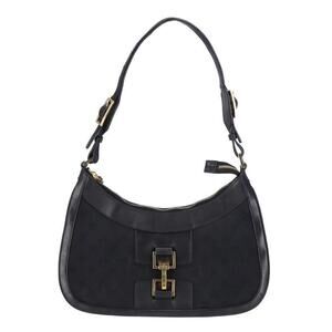 Gucci Jackie shoulder bag in suede leather trim